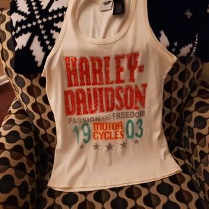 Gorgeous wx Harley Davidson tank top